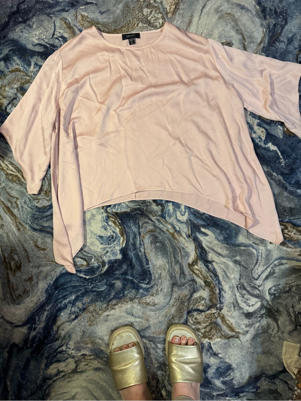 Karen Kane Blush Scoop Neck Top